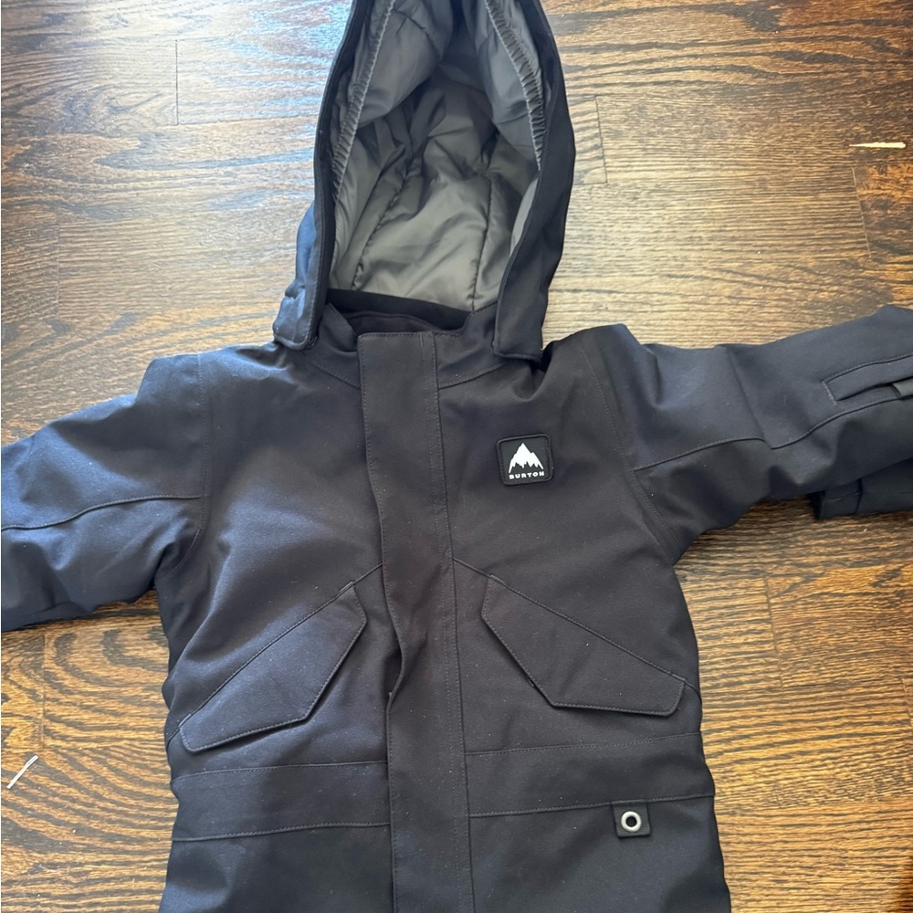Burton Black Hooded snowsuit